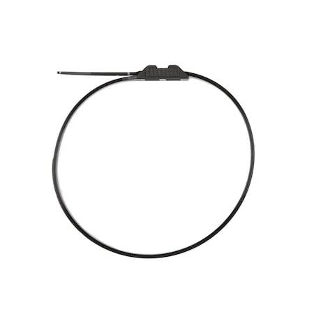 South Main Hardware Cable Tie, 14 in L, 3.7 in Max Bundle Dia., Black, Nylon, 120 lb Strength, 100 PK 229360